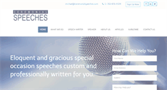 Desktop Screenshot of ceremonialspeeches.com