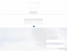 Tablet Screenshot of ceremonialspeeches.com